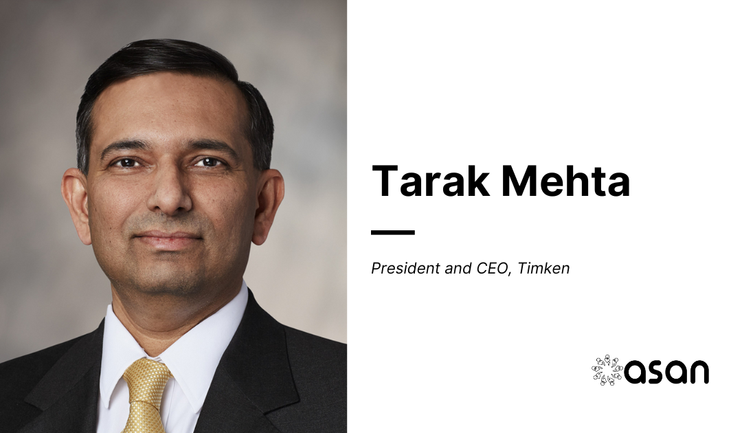 Tarak Mehta Appointed as Timken’s New President and CEO