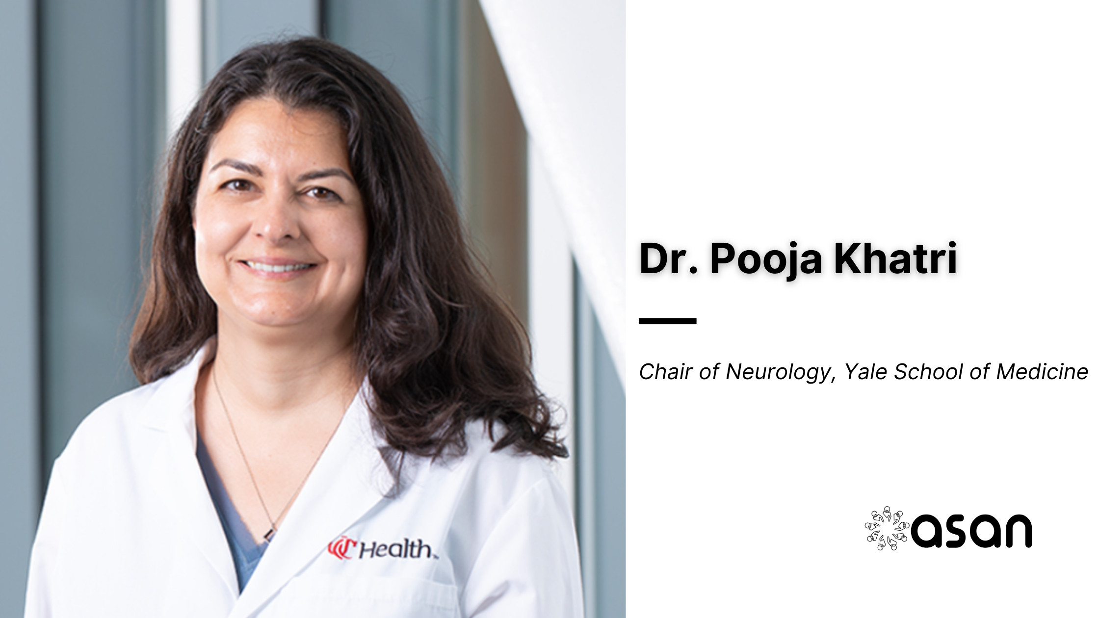 Dr. Pooja Khatri Appointed Chair of Neurology at Yale School of Medicine