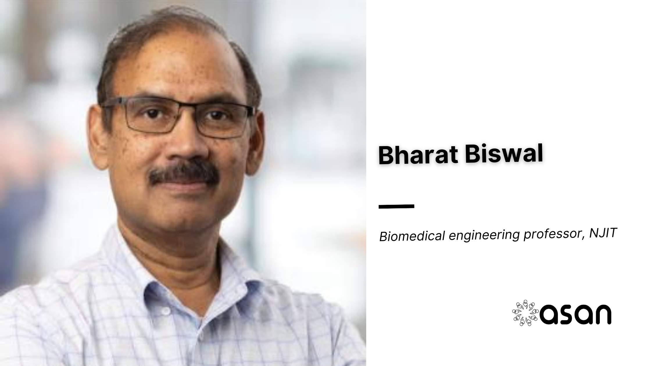 Indian American Bharat Biswal Wins NJIT Excellence in Research Award 2024