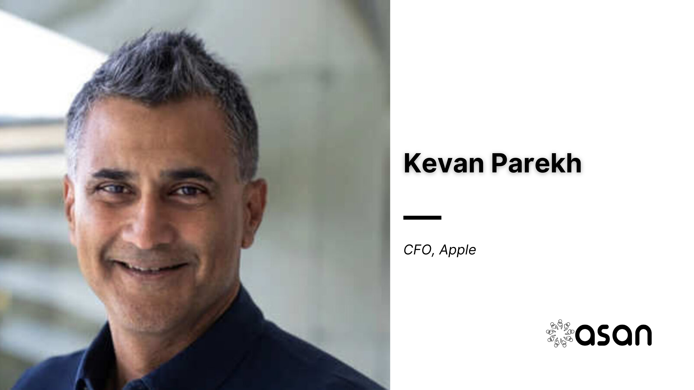 Apple Welcomes Kevan Parekh as Chief Financial Officer