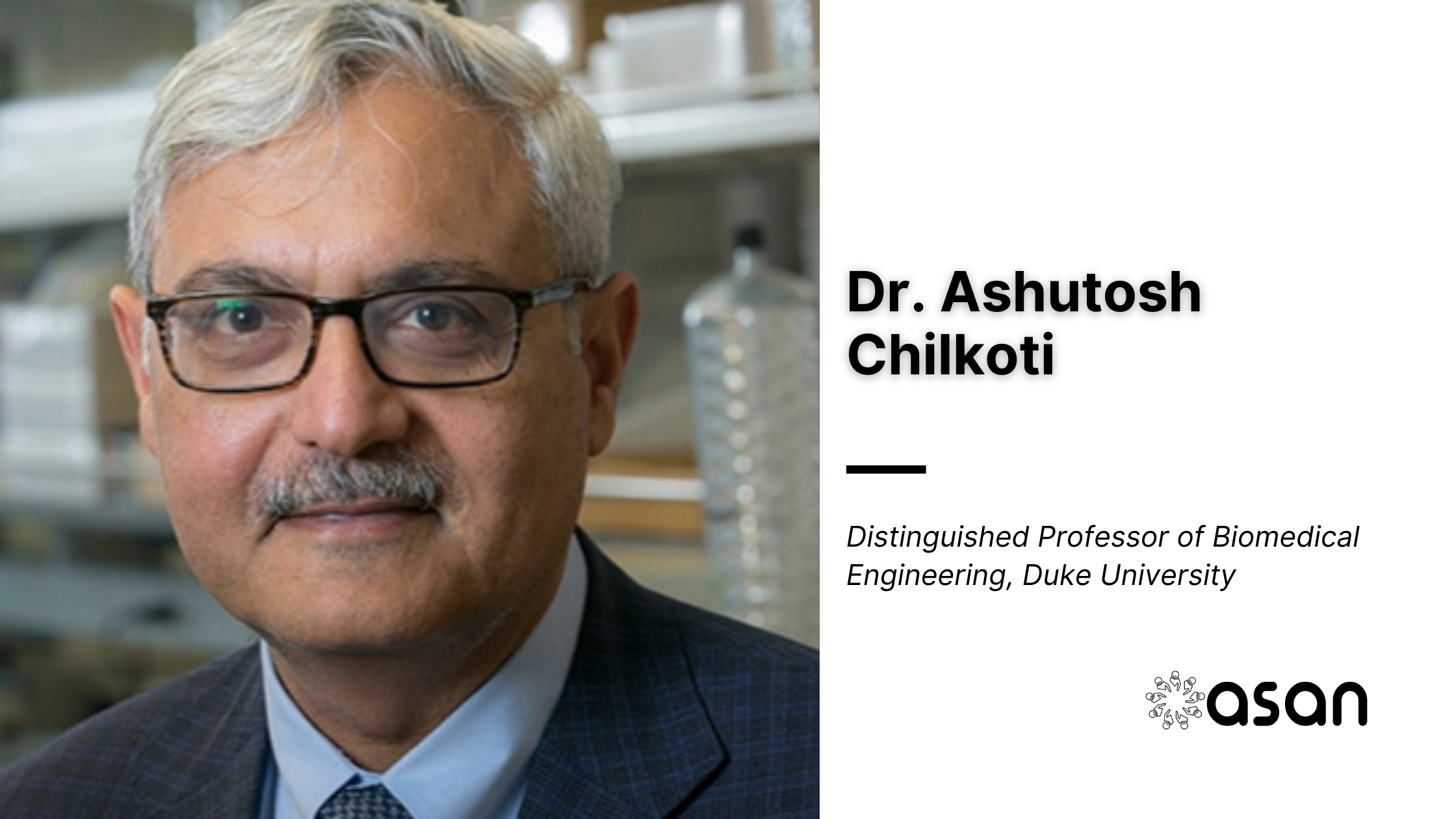 Ashutosh Chilkoti Honored with 2025 Technology Innovation and Development Award