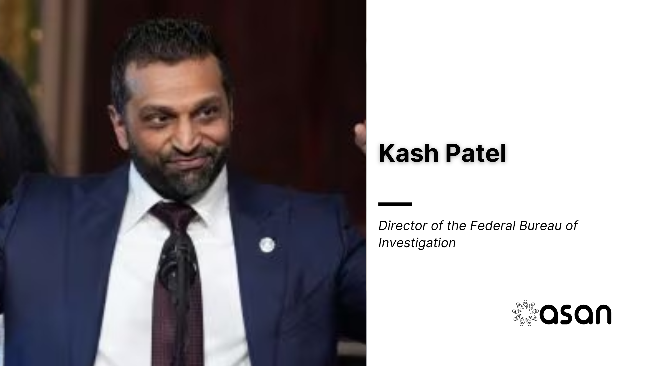 Kash Patel Becomes First Indian-American FBI Director