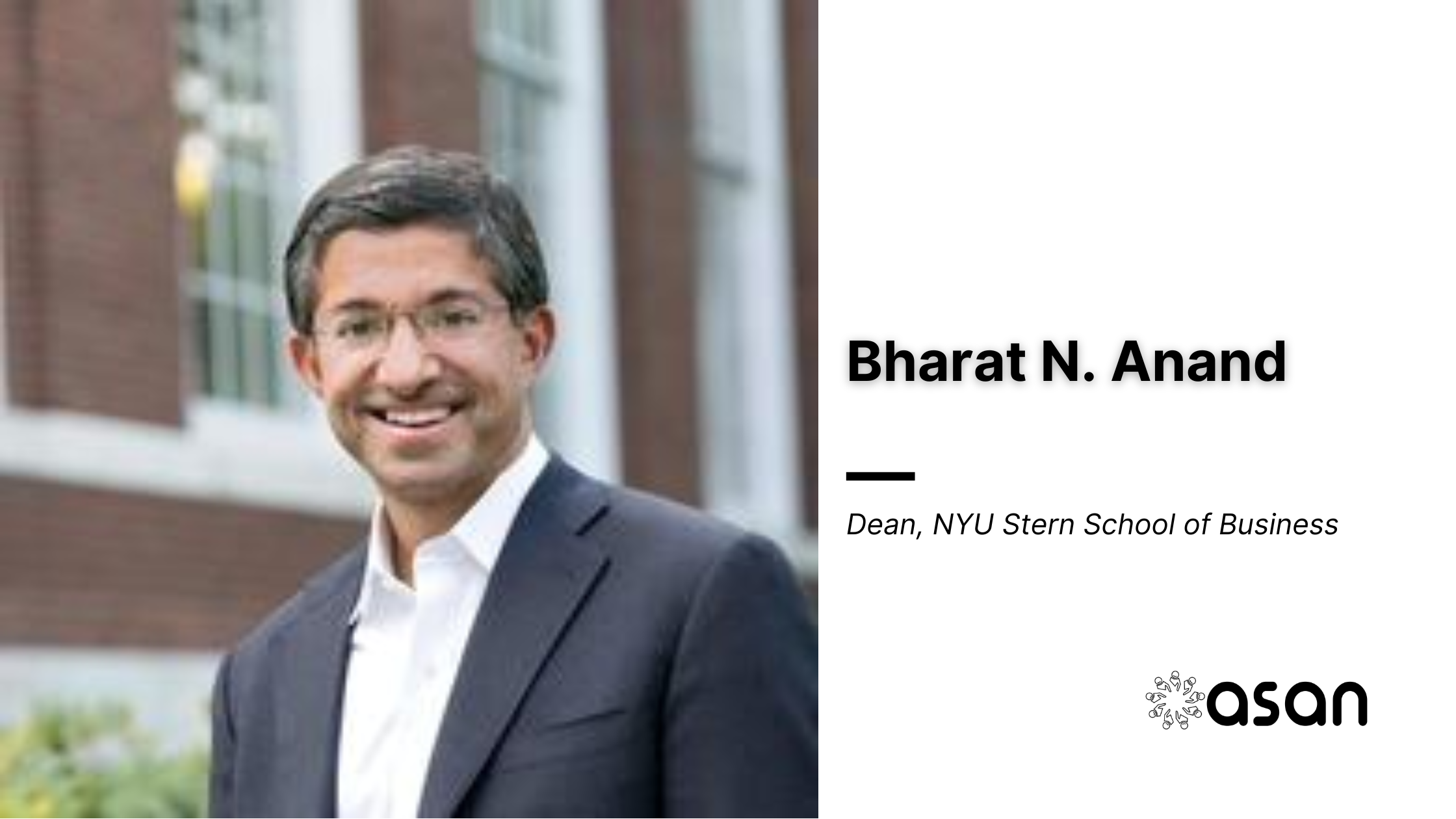 Bharat N. Anand Appointed Dean of NYU Stern School of Business