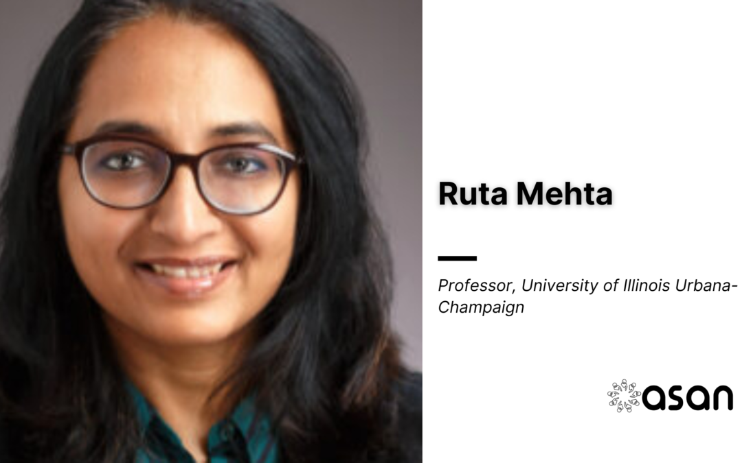 UIUC Honors Ruta Mehta for Undergraduate Research Mentorship