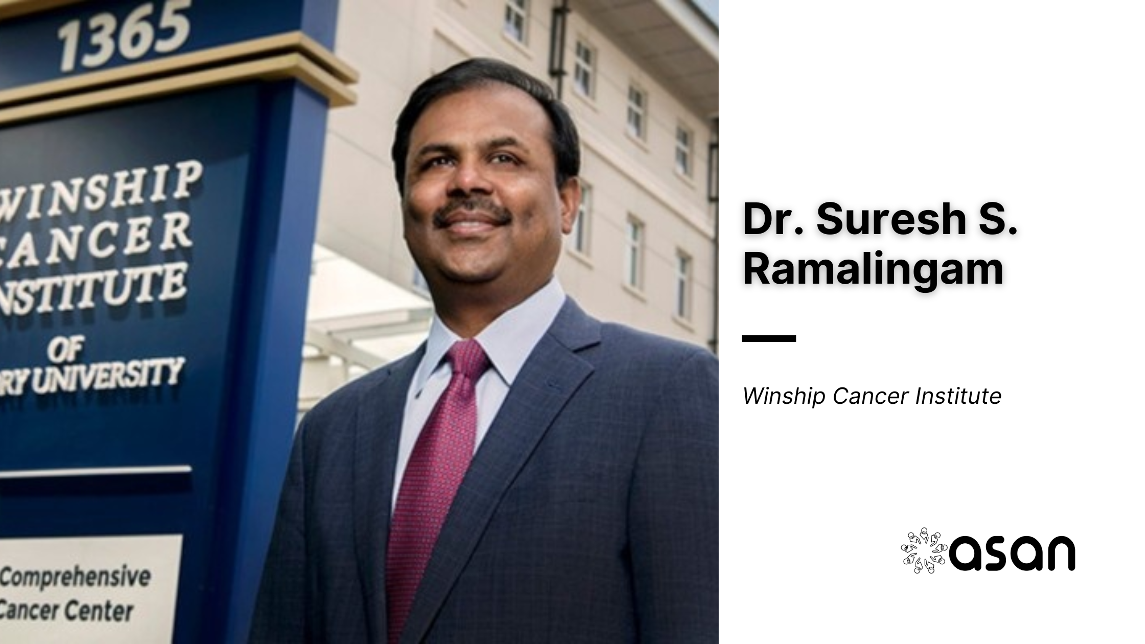 Emory University Honors Dr. Suresh Ramalingam with 2025 Albert E. Levy Award