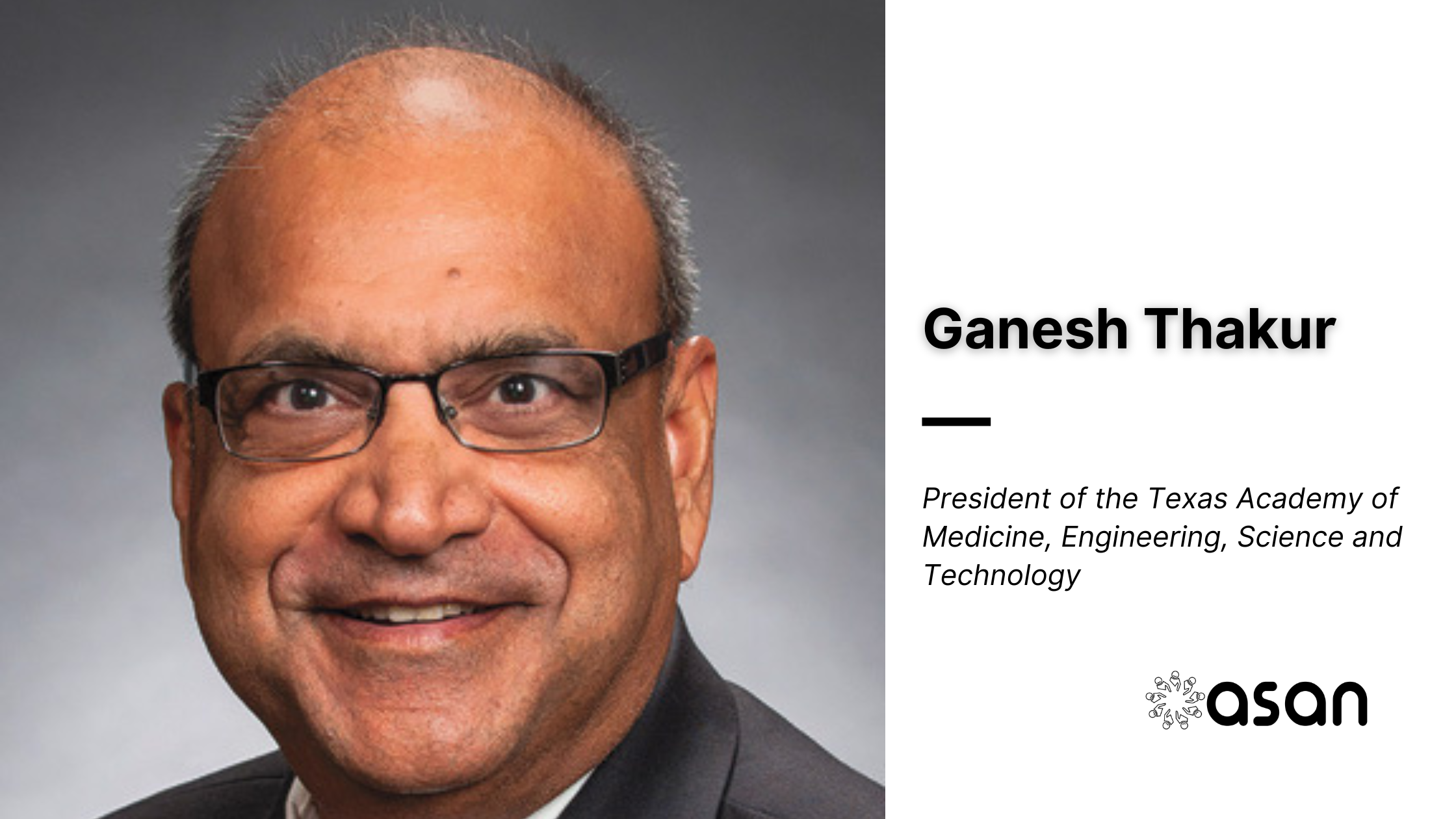 Indian American Prof Ganesh Thakur Named President of Texas Science Academy