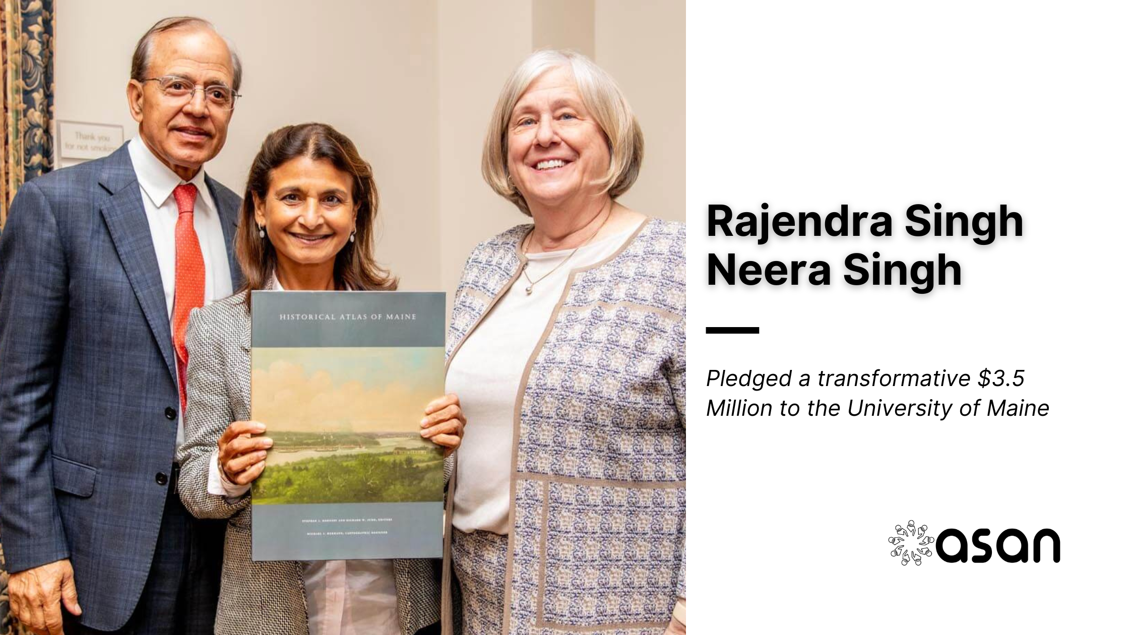 Indian-American couple pledges $3.5M to University of Maine