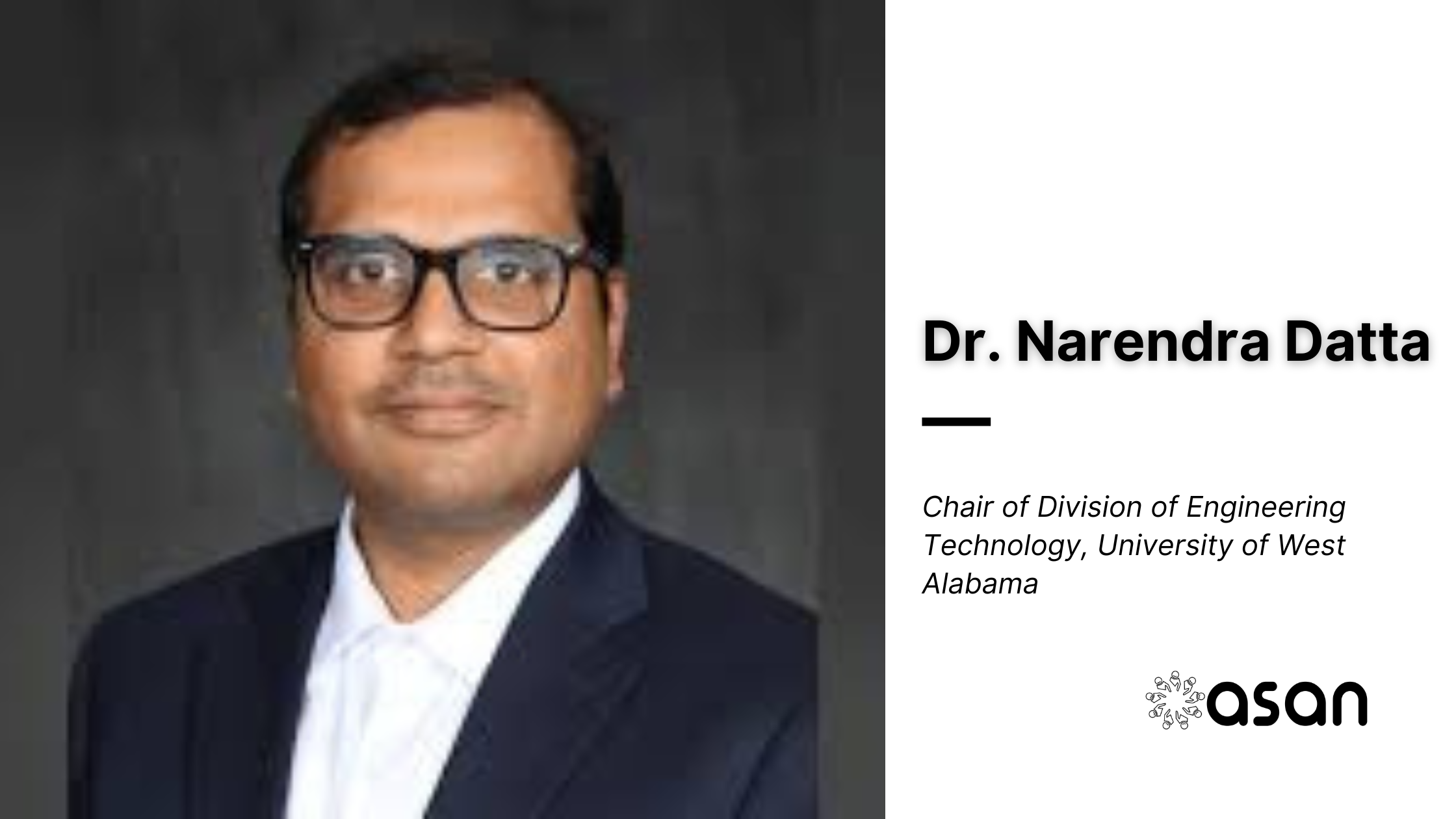 Dr. Narendra Datta Named UWA Engineering Tech Chair