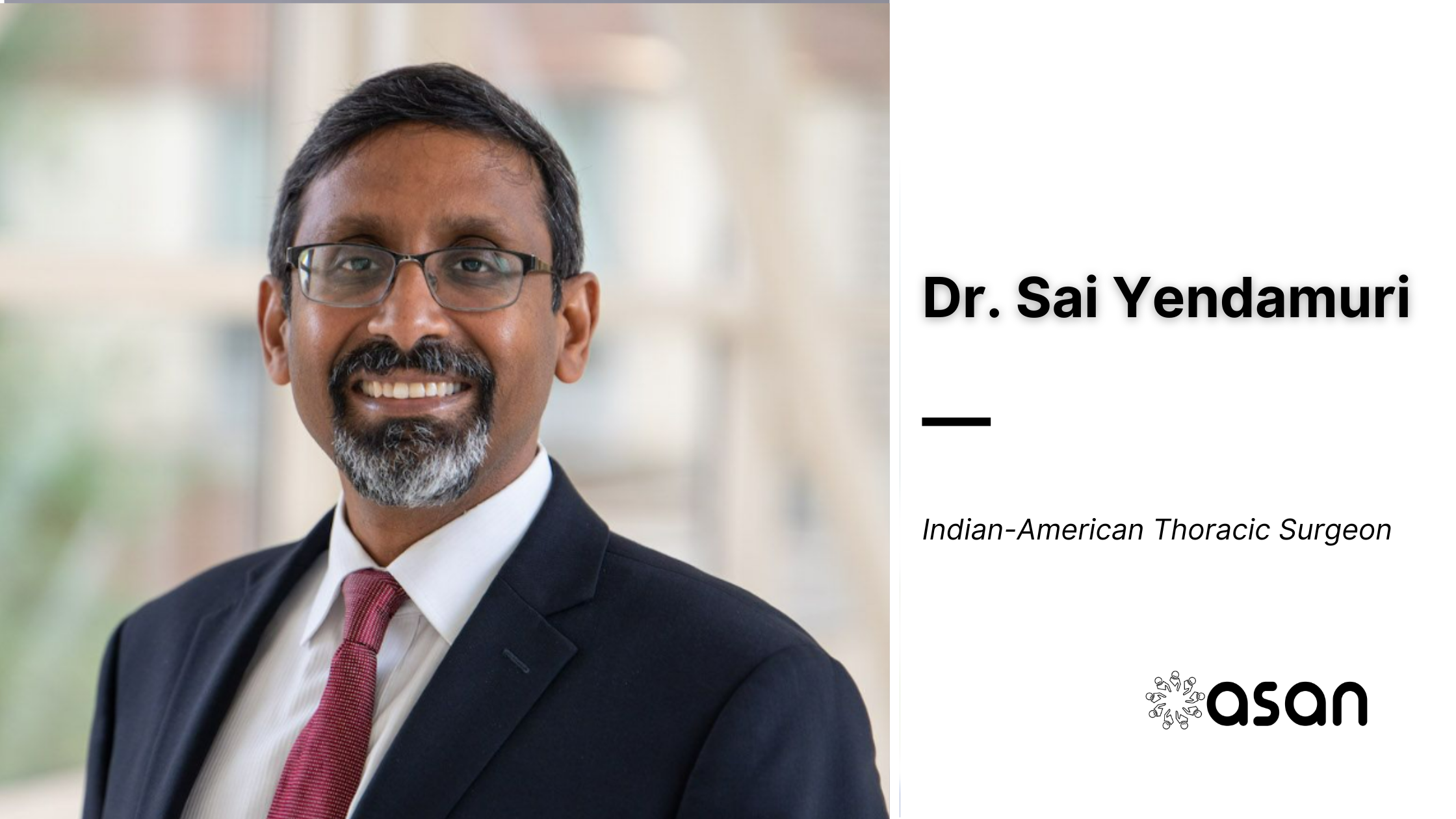Dr. Sai Yendamuri Elected Fellow of the American Surgical Association