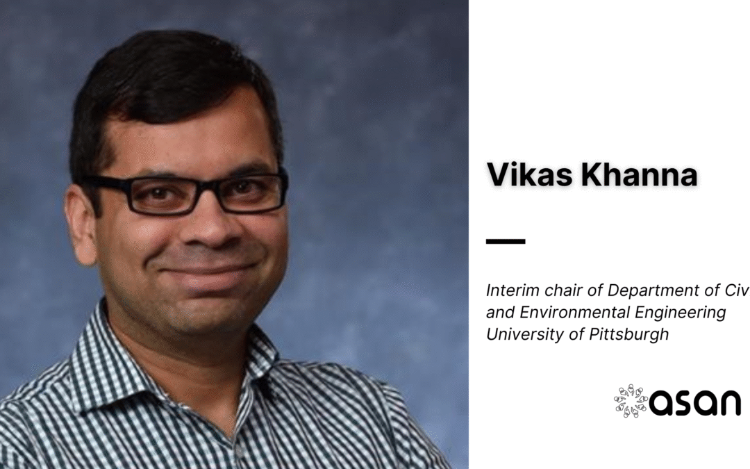 Vikas Khanna Named Interim Chair at UPitt CEE Department