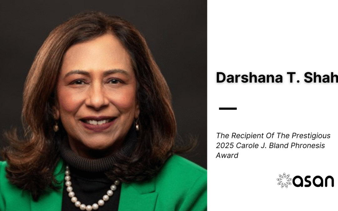 Darshana T. Shah Wins 2025 Carole J. Bland Phronesis Award