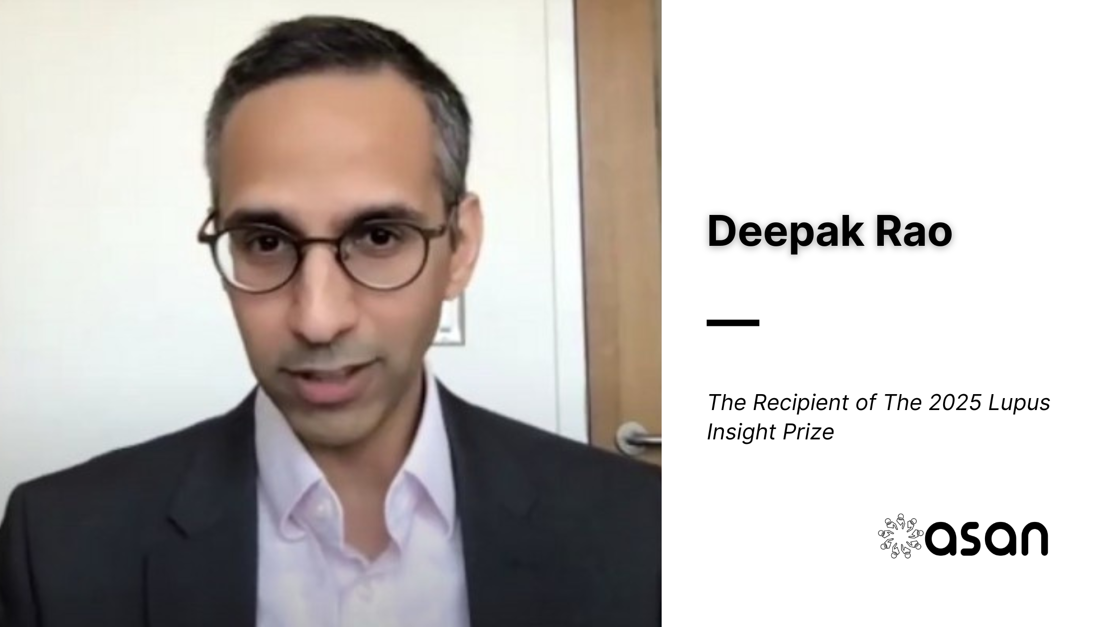Deepak Rao Wins 2025 Lupus Insight Prize for Immune Breakthrough