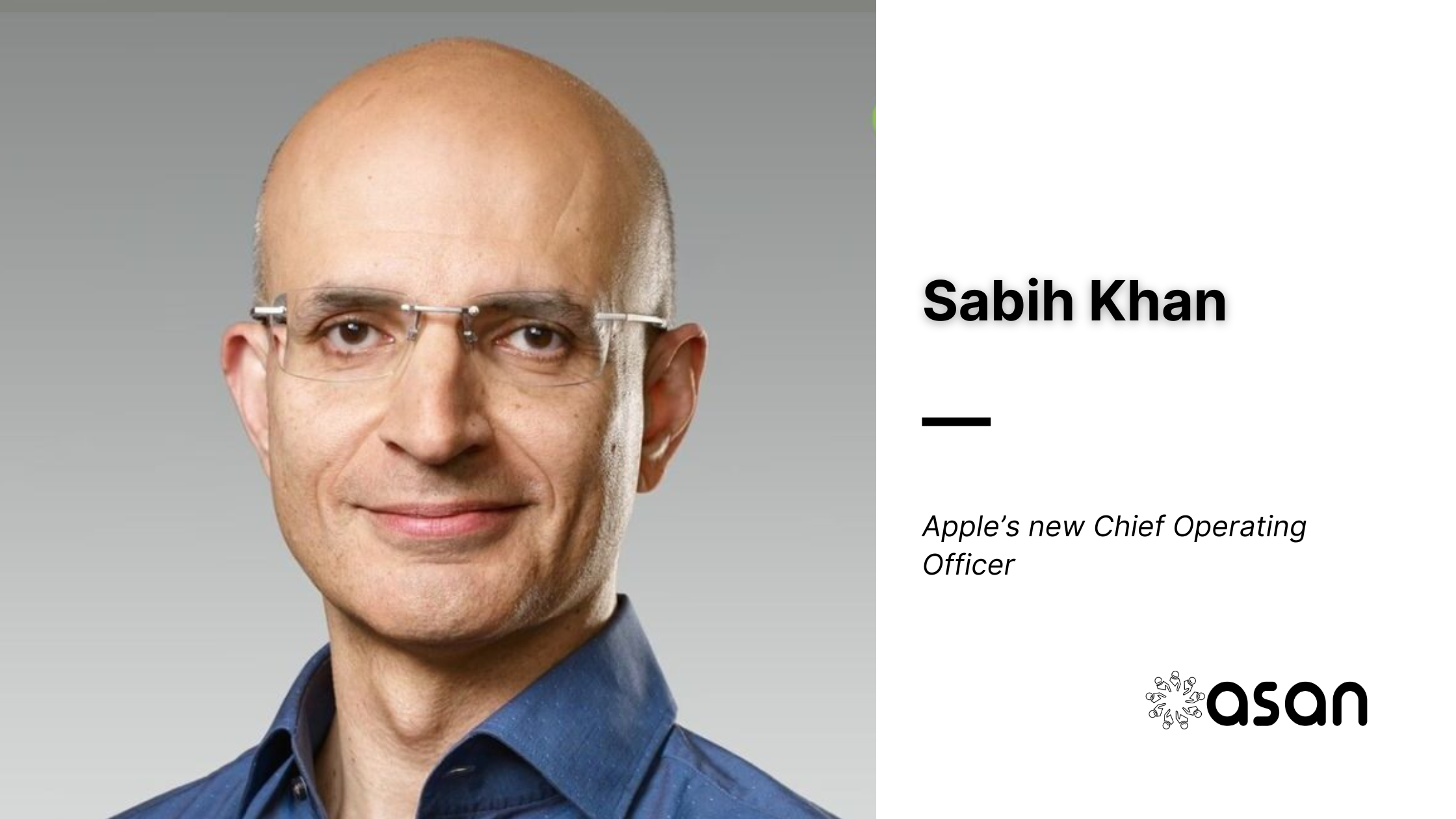 Indian-Origin Sabih Khan Named Apple’s Next COO