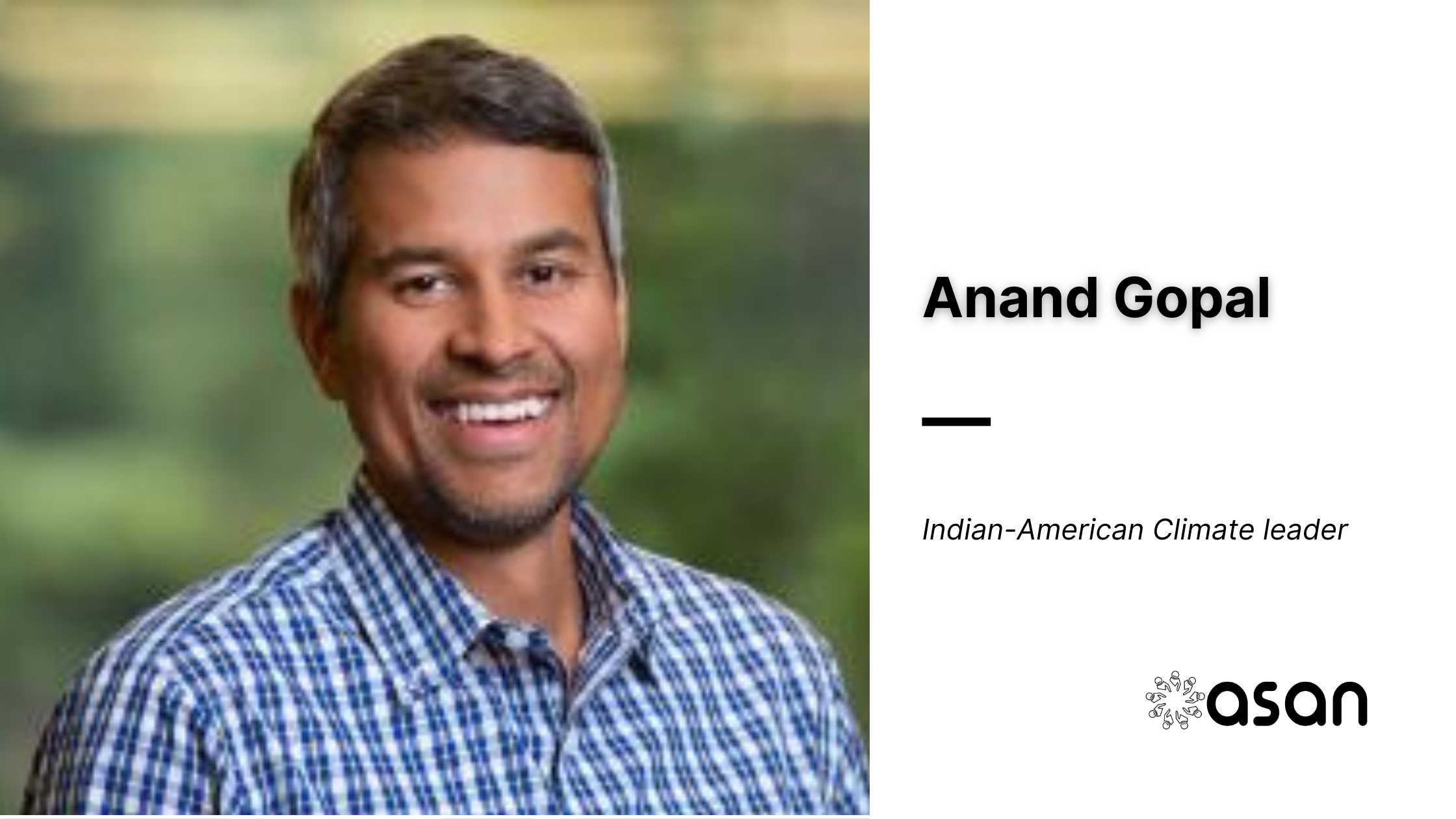 Cal Poly Humboldt Names Climate-Policy Trailblazer Anand Gopal a 2025 Distinguished Alumni Honoree