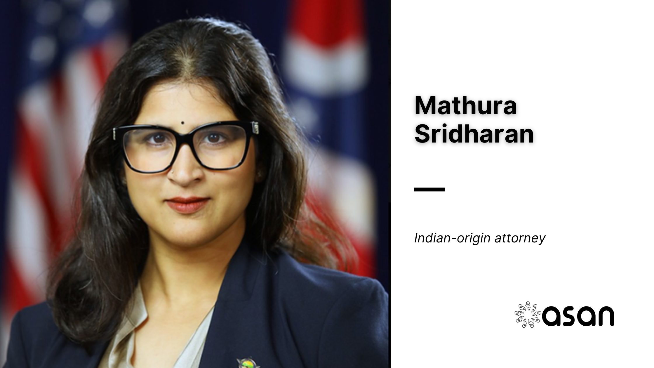Indian-Origin Lawyer Mathura Sridharan Appointed Ohio’s 12th Solicitor General