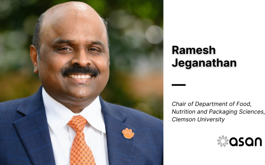 Clemson University names Ramesh Jeganathan chair of Food, Nutrition and Packaging Sciences