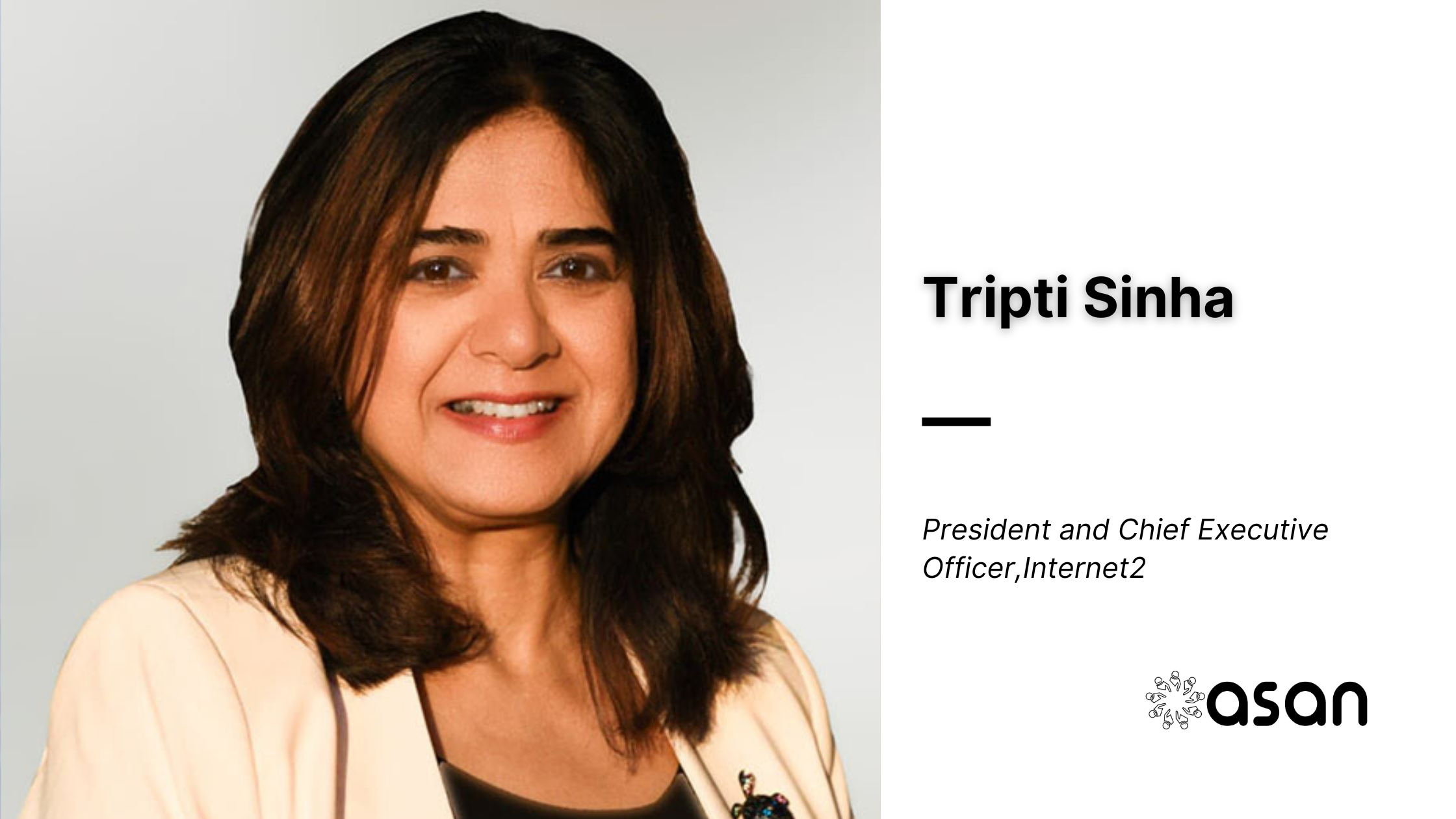 Tripti Sinha named president and CEO of Internet2