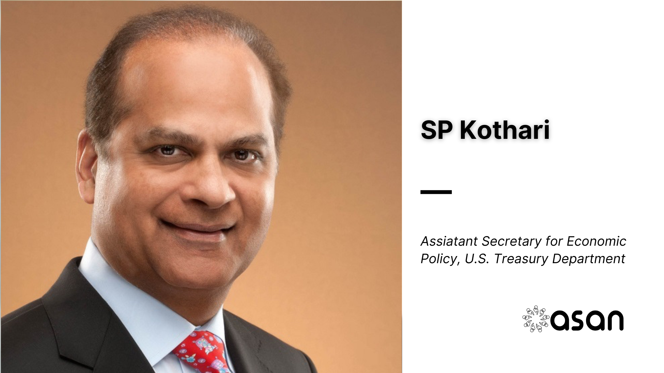 Indian-American SP Kothari joins U.S. Treasury as Assistant Secretary for Economic Policy