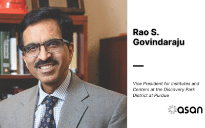 Purdue names Rao S. Govindaraju vice president for Institutes and Centers at Discovery Park District