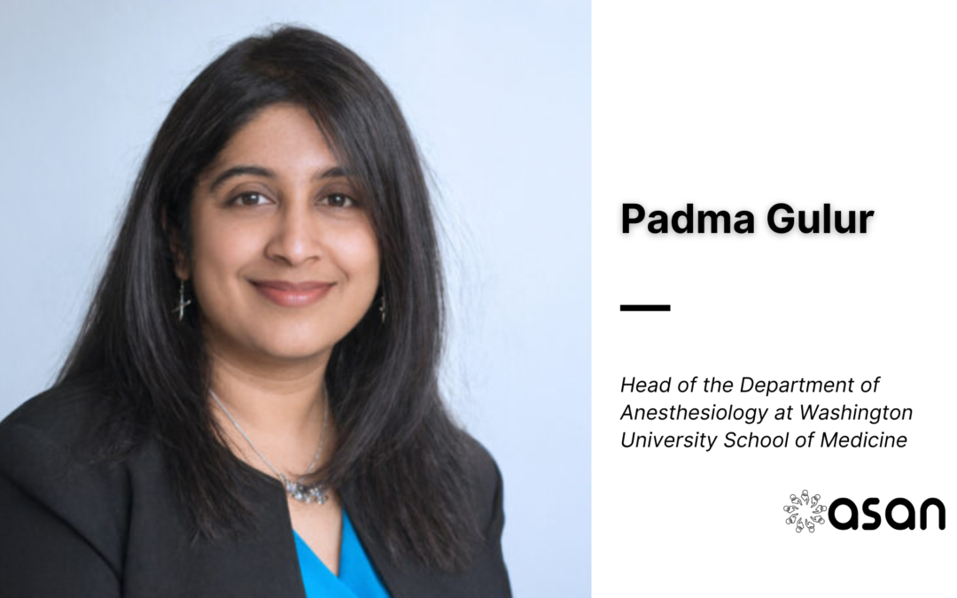 Padma Gulur named head of anesthesiology at Washington University School of Medicine