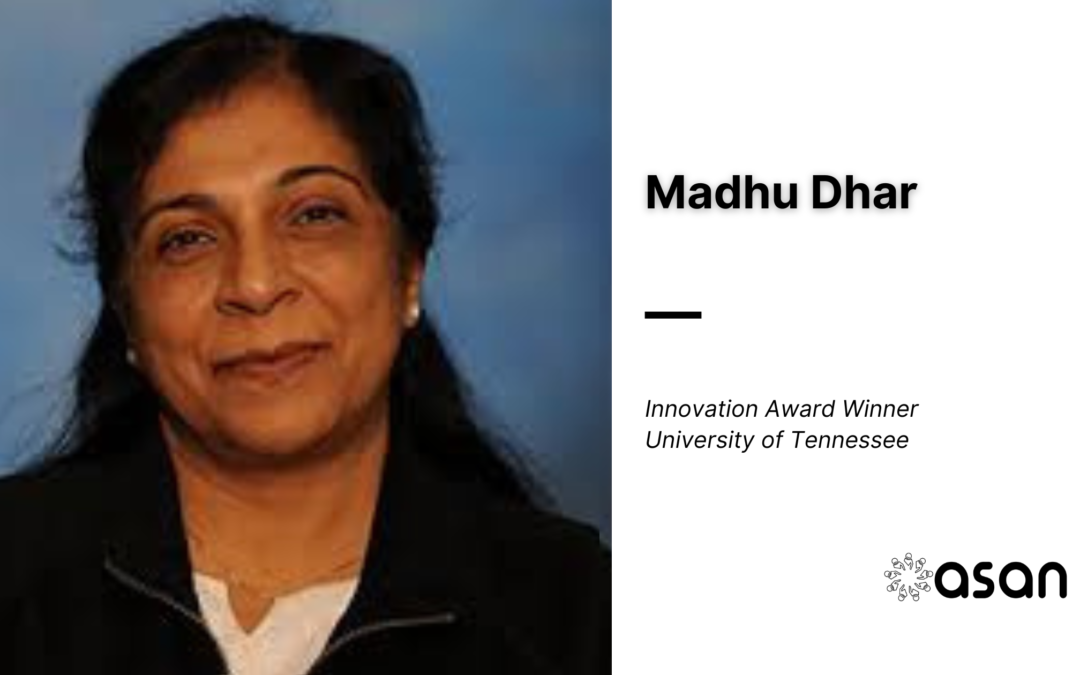 Madhu Dhar wins $50,000 innovation award at University of Tennessee