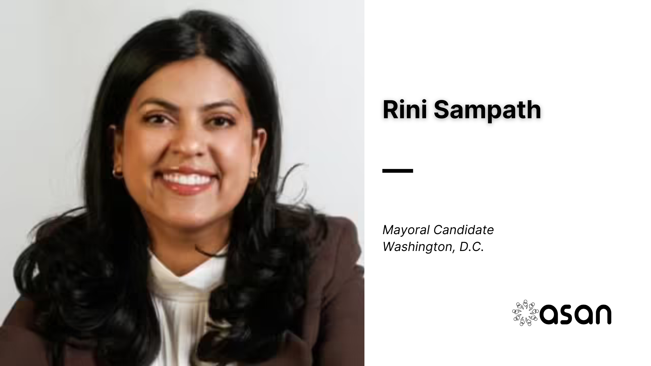 Rini Sampath becomes first South Asian on Washington, D.C. mayoral ballot
