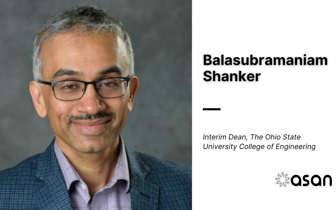 Balasubramaniam Shanker appointed interim dean of Ohio State College of Engineering