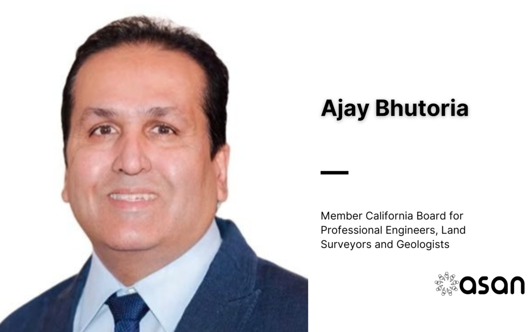 Ajay Bhutoria appointed to California engineering and geology board