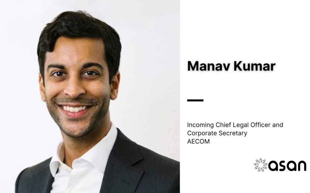 AECOM appoints Manav Kumar chief legal officer