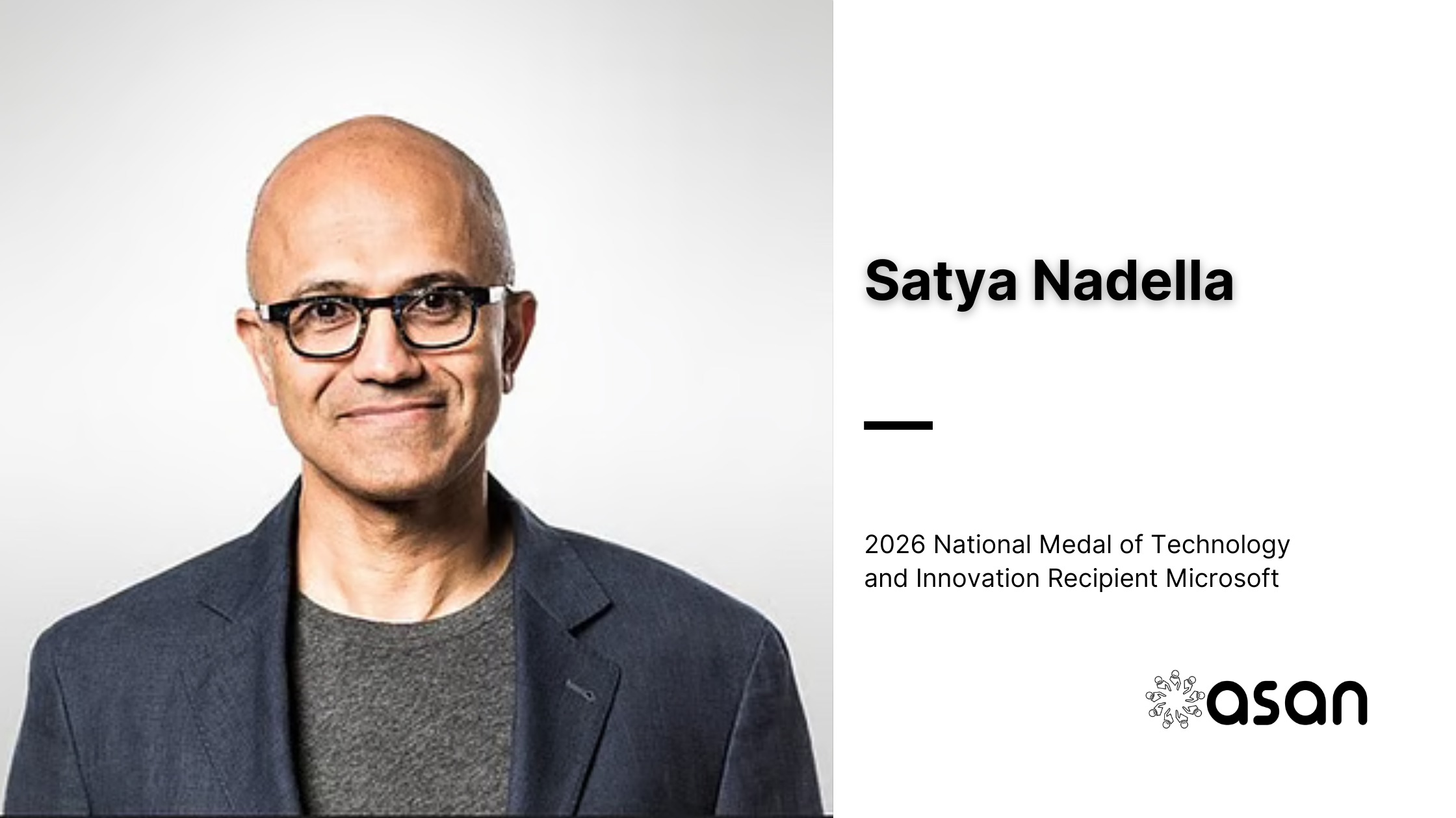 Satya Nadella to receive nation’s highest technology honor